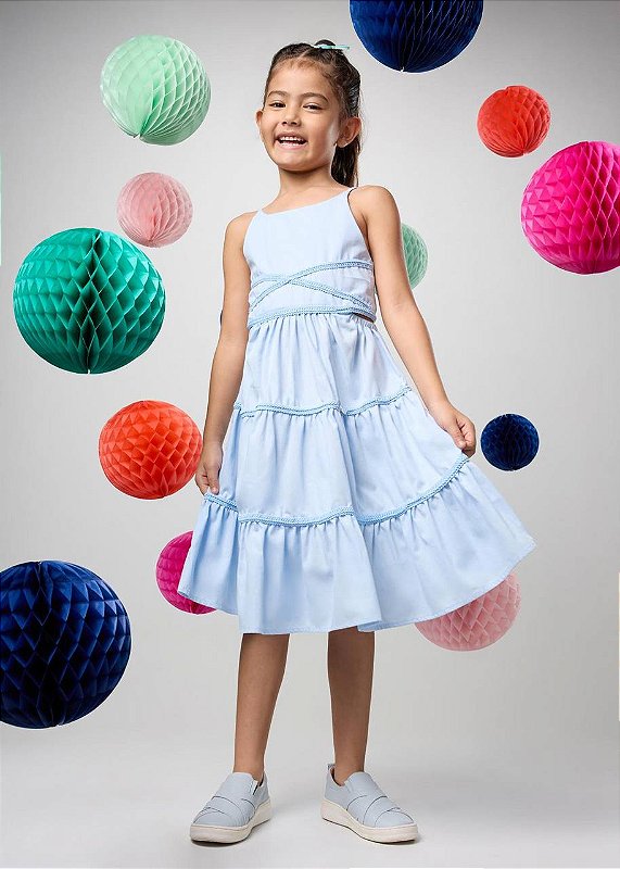 Vestido Azul Ubatuba