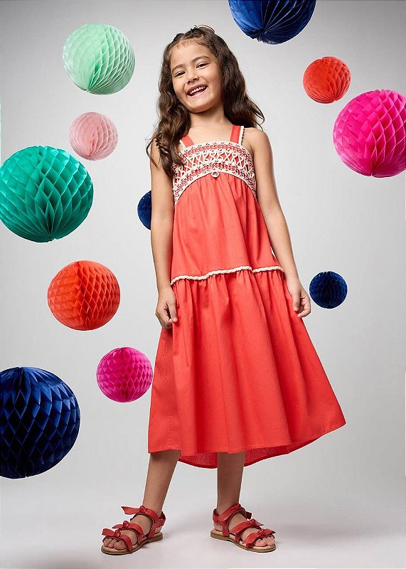 Vestido Veleiro Longo Kids