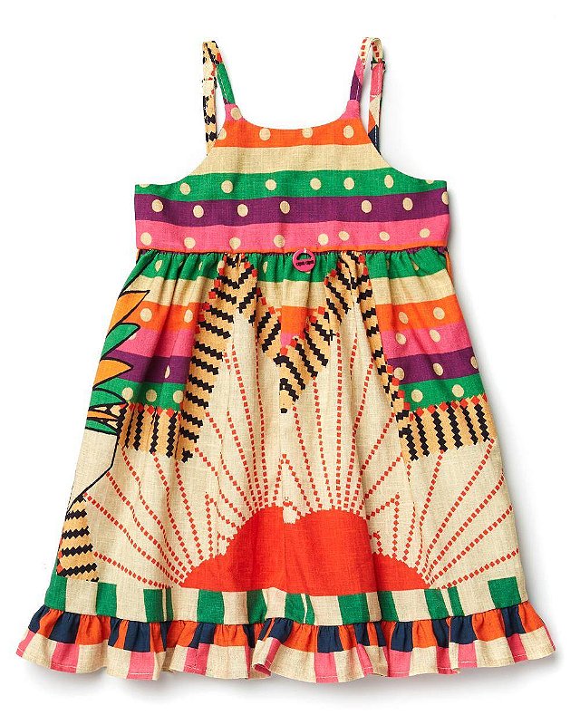 Vestido Longo Cocar