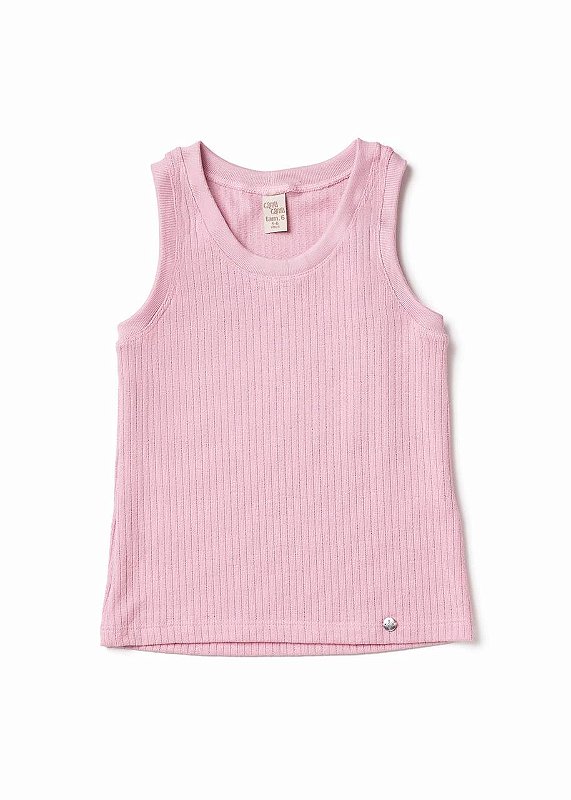 Regata Canelada Malha Tricô Kids