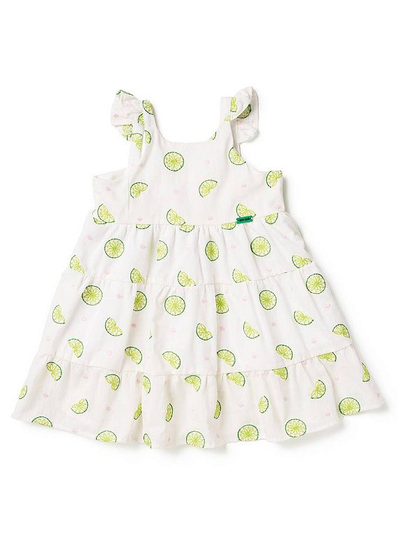 Vestido Limão Bordado