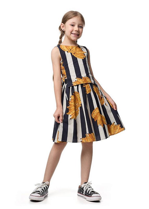 Conjunto Saia E Top Bananas