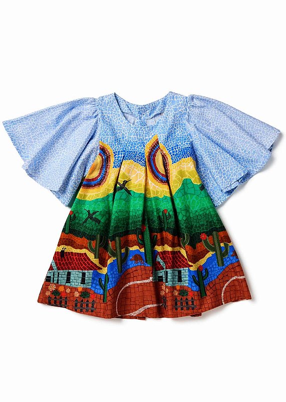 Vestido Mosaico Sertão