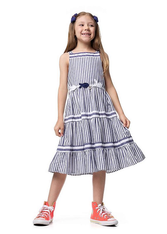 Vestido Marina Azul Kids