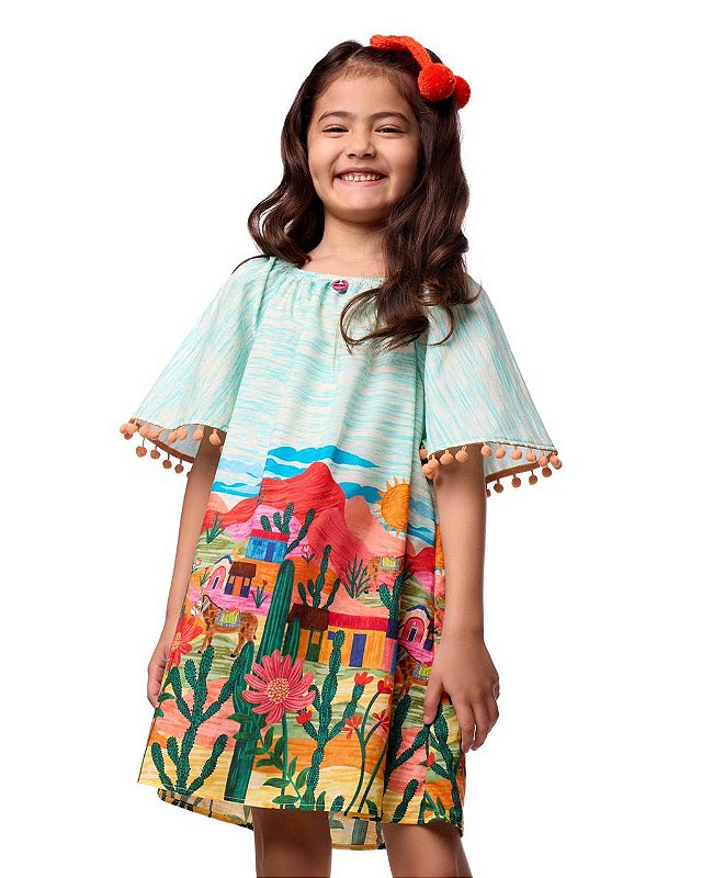 Vestido Ciganinha Sertão Kids