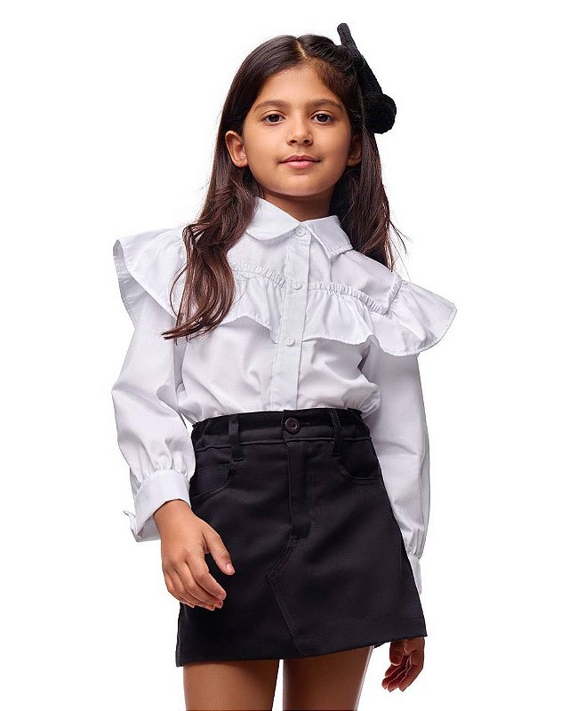 Camisa Tricoline Boho Teen