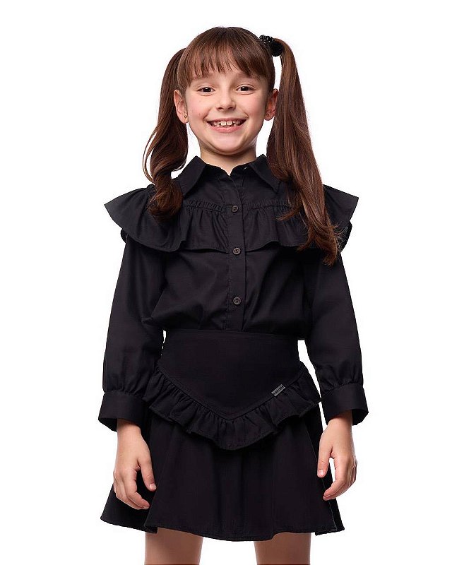 Camisa Tricoline Boho Kids