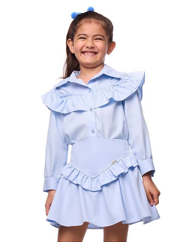 Minissaia Babados Sarja Kids