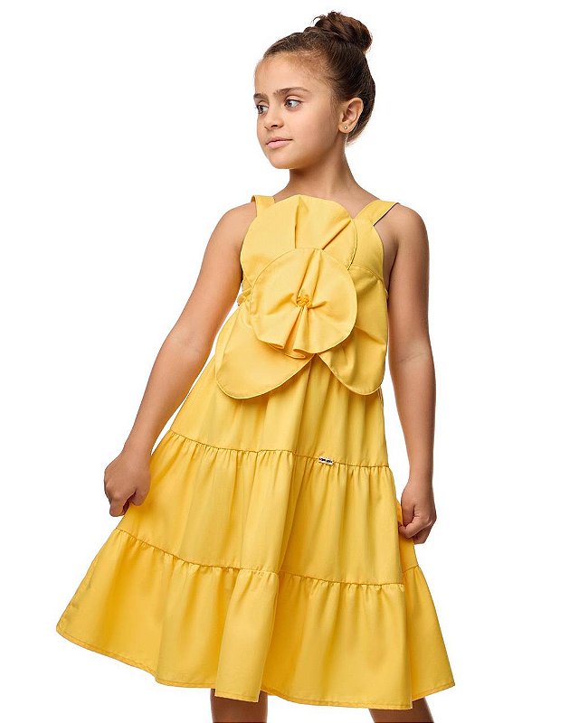 Vestido Flor Kids