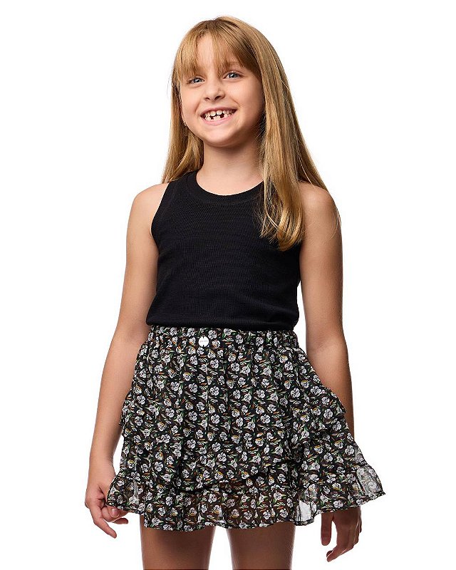 Conjunto Minissaia Liberty Com Regata