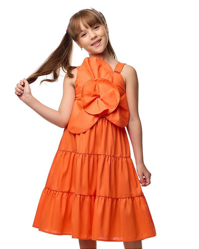 Vestido Flor Kids