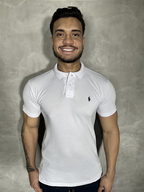 Camisa Polo Ralph Lauren Brasil Branca - Compre Agora