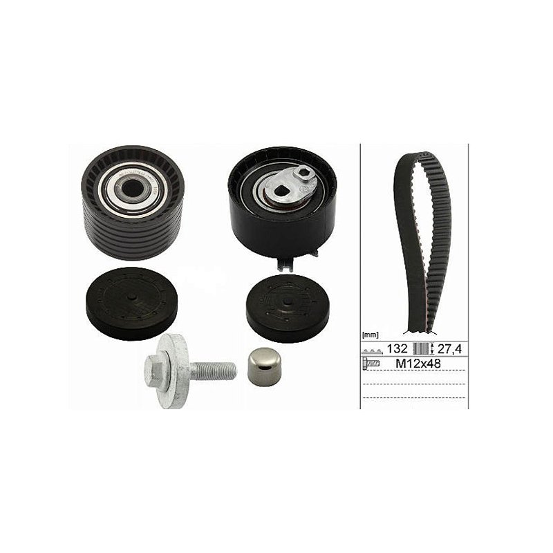 Kit Correia Dentada Duster Megane Logan Sandero Clio Symbol Ina
