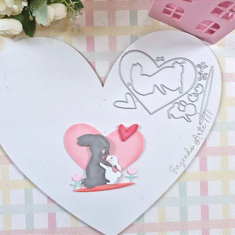 Mãe Coelho e filhote