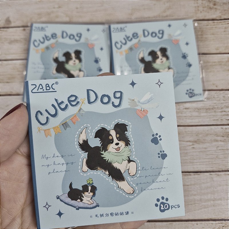 Adesivos 20 Cut dog