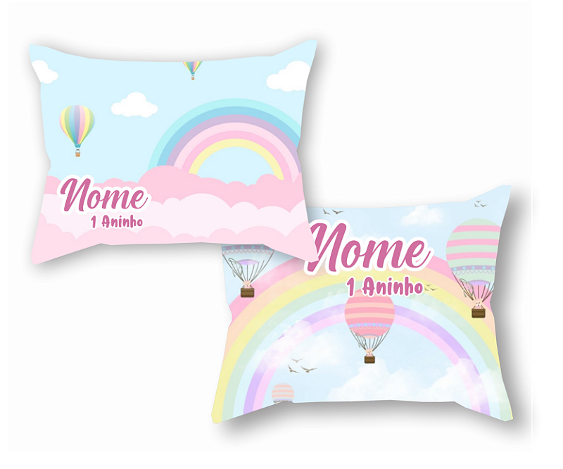 Almofada Personalizada Lembrancinha Arco Iris