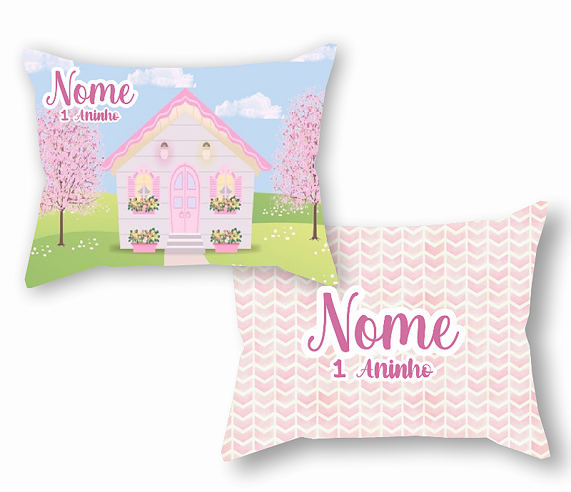 Almofada Personalizada Lembrancinha Casa de Boneca