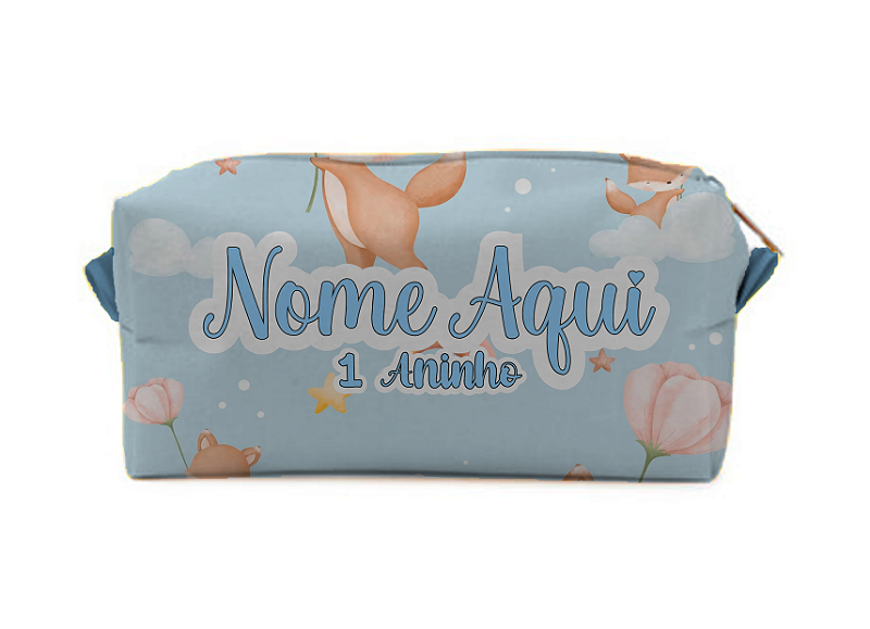Necessarie Box Grande Raposinha Azul
