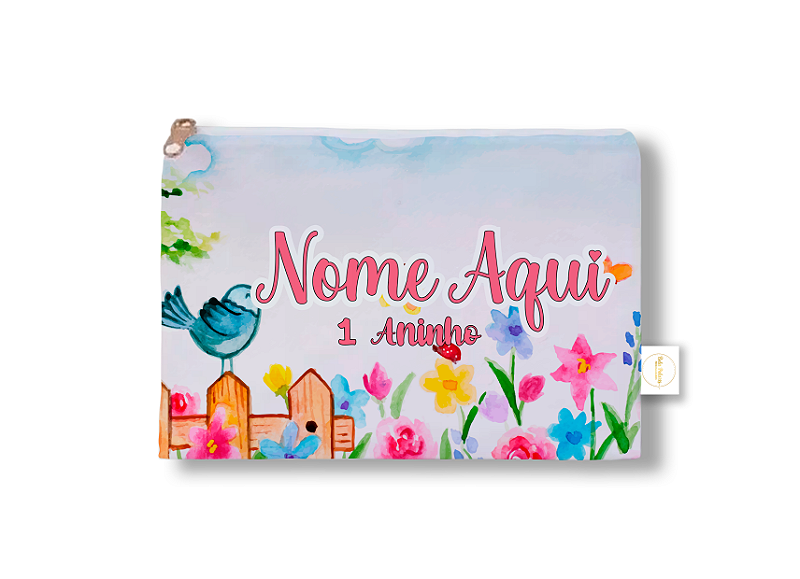 Necessarie Envelope Média Jardim Encantado