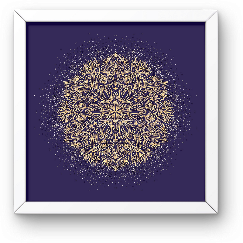 Mandala Estrela Guia (20x20cm)