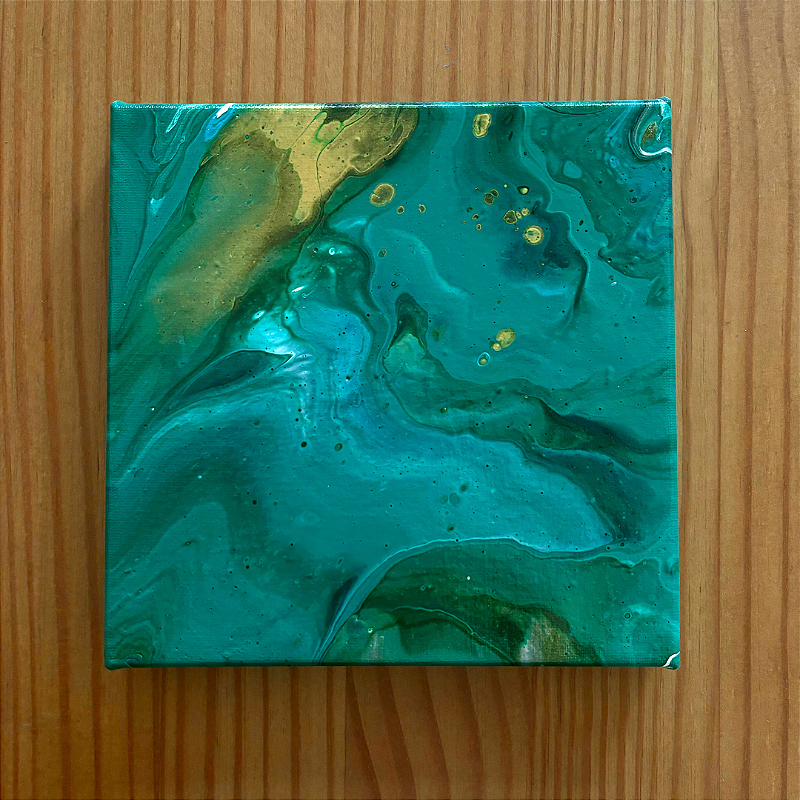 Luz de Jade, 20x20cm