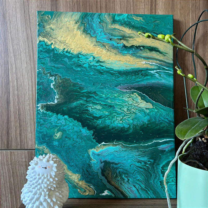 Água de Esmeralda, 30x40cm