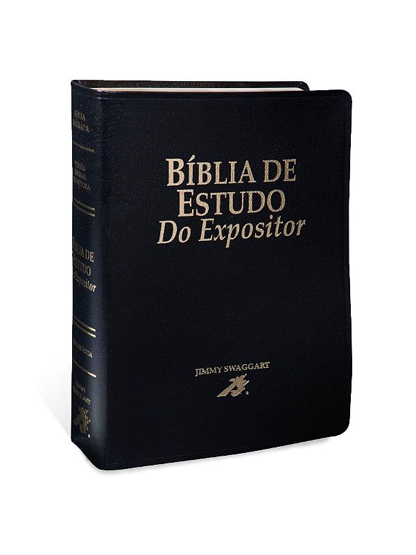 Bíblia de Estudo do Expositor Jimmy Swaggart | Capa Luxo | Preta