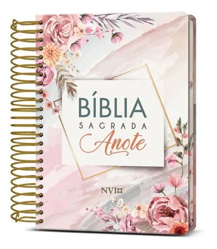 Bíblia Sagrada - NVI - Anote - Espaço Para Anotações - Capa Dura ...