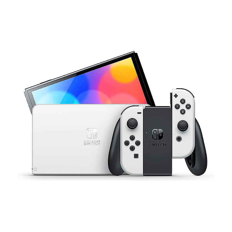 Nintendo Switch OLED 64gb Standard Branco E Preto Nacional - Pro Nintendo Switch OLED 64gb Standard Branco E Preto Nacional - Pro