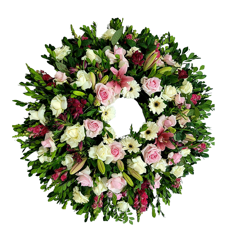 Coroa de Flores Abraço de Flores