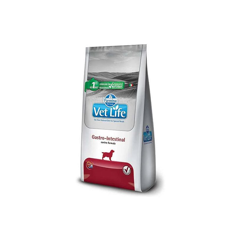 Ração Vet Life Natural Gastro Intestinal para Cães Adultos - Mais Ração ...