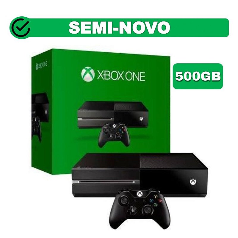 Console Xbox One FAT 500GB Seminovo - SL Shop - A melhor loja de  smartphones, games, acessórios e assistência técnica