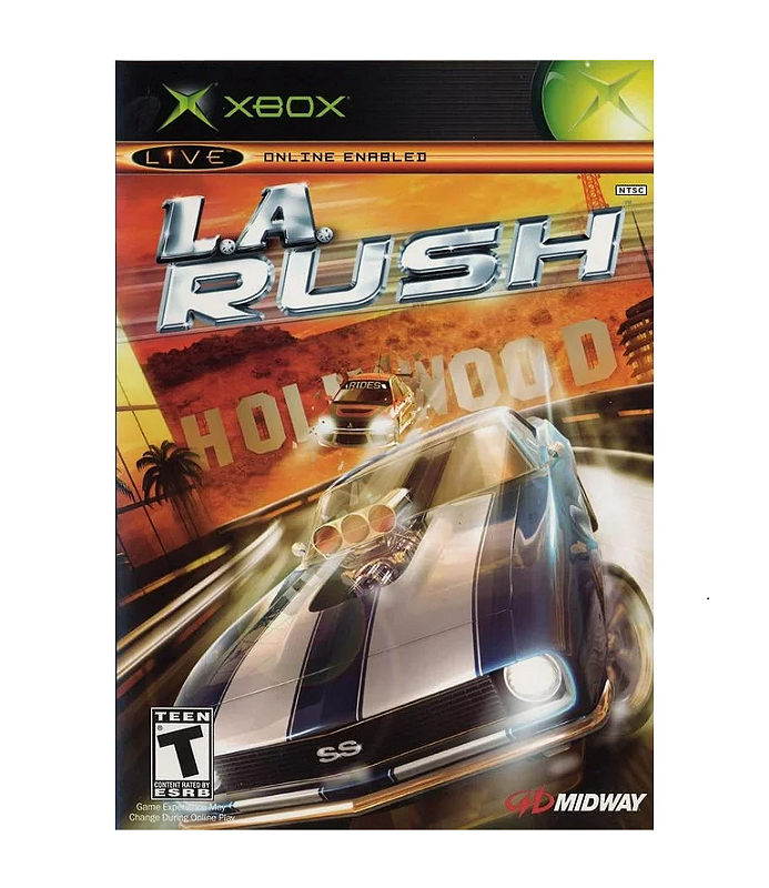 L.A Rush - Xbox Classic Original Lacrado - www.maicongames.com.br