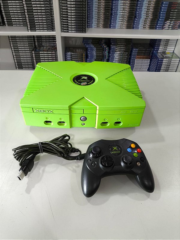Console Microsoft Xbox Clássico Mountain Dew Limited Edition Loose