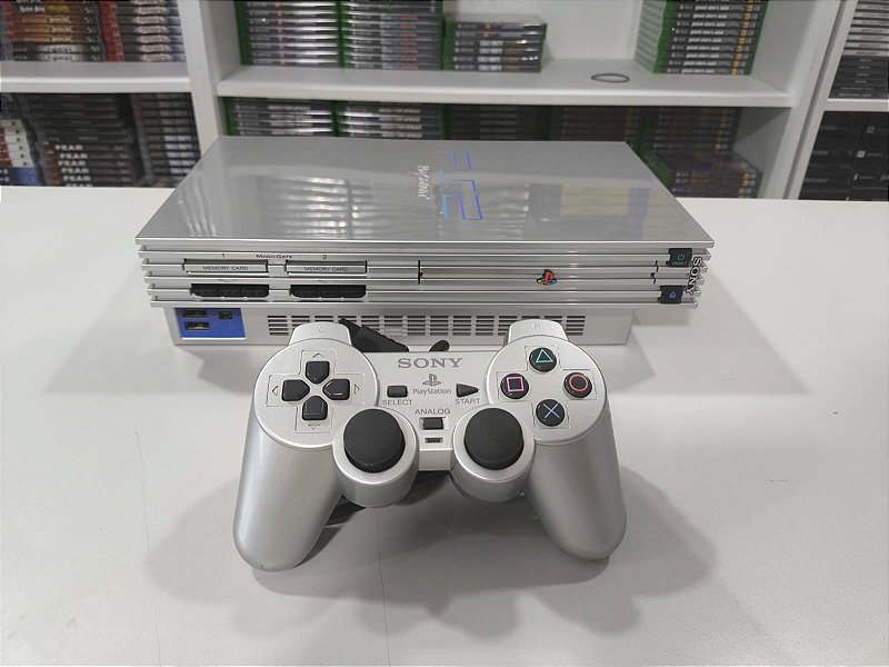 Console Sony Playstation 2 Fat Automobile Silver SCPH-3001R Console Sony Playstation 2 Fat Automobile Silver SCPH-3001R