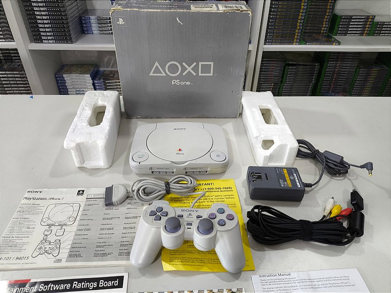 Console Playstation One Slim - PS One Baby Americano SCPH-101- PS1