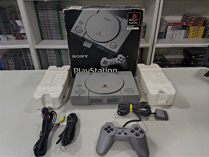 Console Playstation 1 Japonês SCPH-3000 - PS1 FAT Serial Batendo