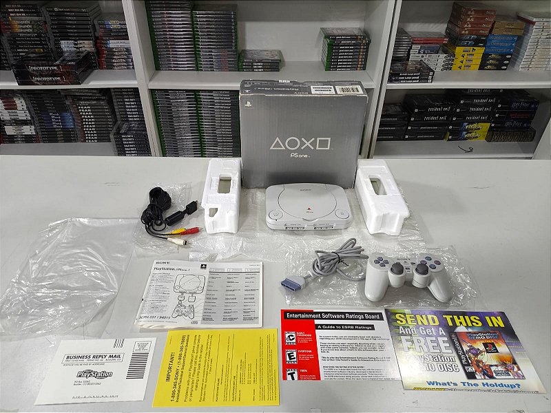 Console Playstation One - PS One Baby Americano SCPH-101- PS1 CIB