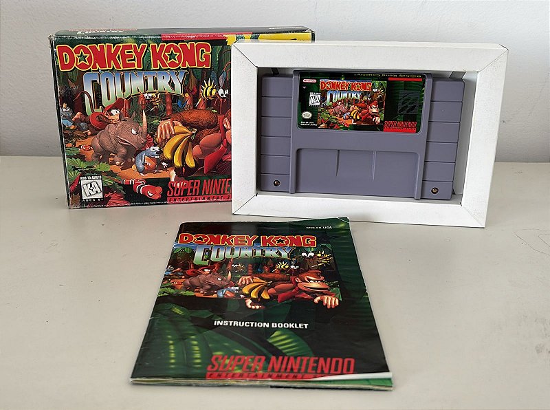 ★週末セール★Donkey Kong Conuntry中古美品完品SNES北米版 ☆週末セール☆Donkey Kong Conuntry中古美品完品SNES北米版 Donkey
