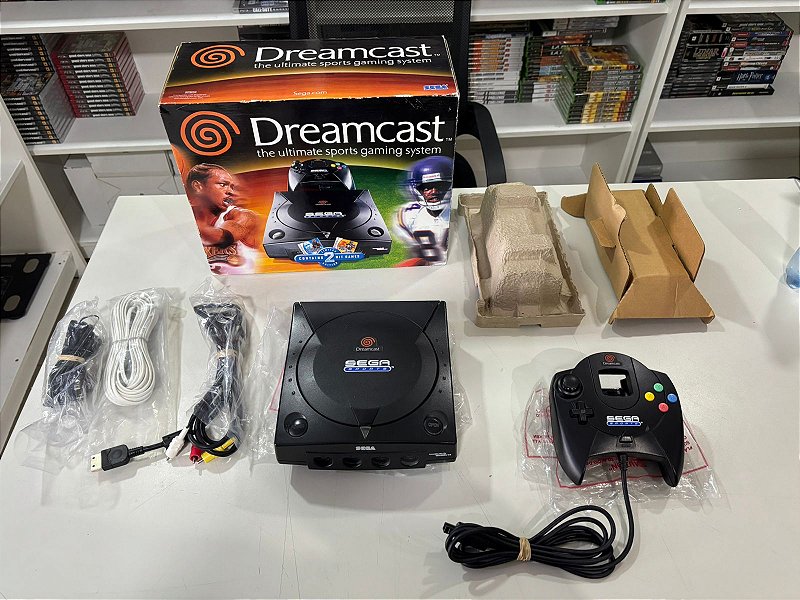 Console Sega DreamCast Ediçao Sega Sports - www.maicongames.com.br