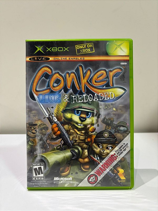 Conker Live e Reloaded Xbox Classic Americano Original (Usado) - www ...