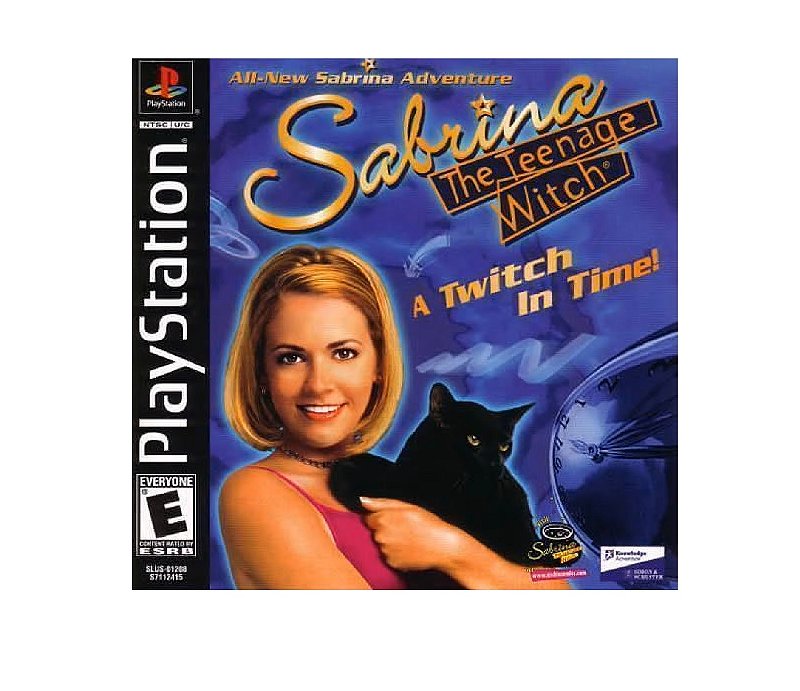 Sabrina The Teenager Witch a Twitch in Time PS1 Original Novo