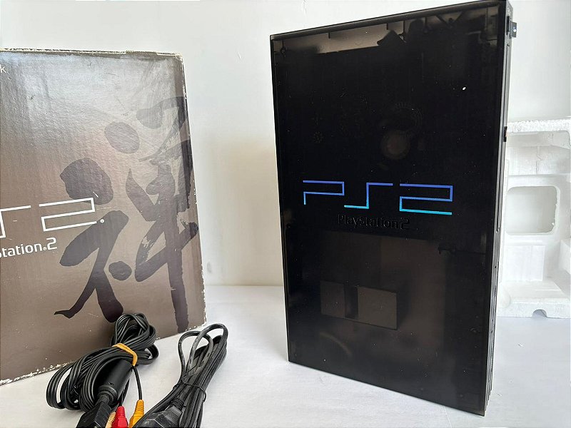Console Playstation 2 Fat Zen Black Japonês SCPH-37000 - PS2 FAT