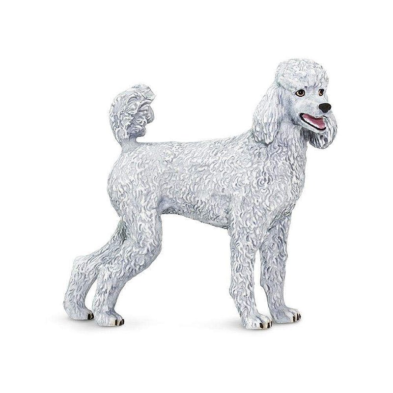 2006 Zodiac Figurine Poodle 置物 Figura Cachorro Poodle Safari Ltd. - 08 anos! Loja on-line