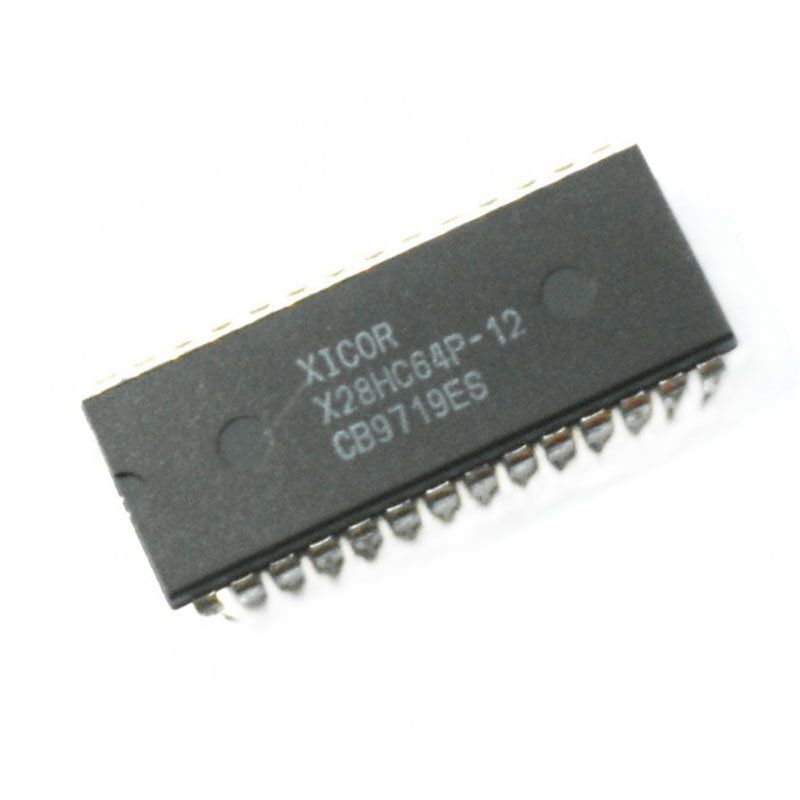 2 PIEZAS X28HC64P-12 DIP-28 8K X 8 EEPROM 5V 120 Ns