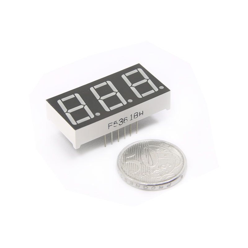 Display de 7 Segmentos 3 Dígitos 0,56