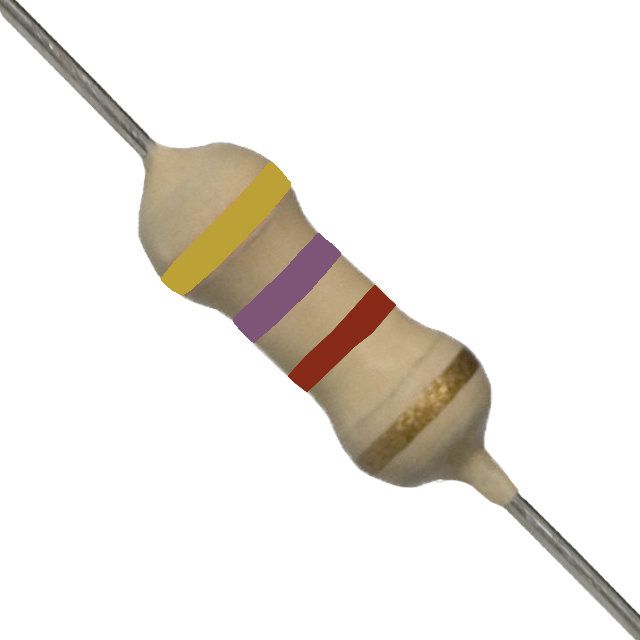 Resistor 4K7 5% (1/2W) - Confira Outros Modelos e Valores - Baú da ...