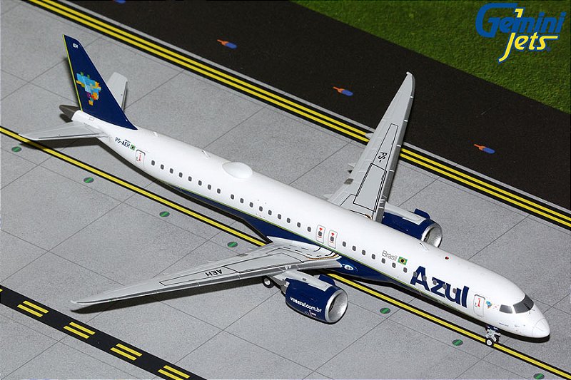 Gemini Jets 1:200 Azul Embraer 195-E2 - Pedro Miniaturas