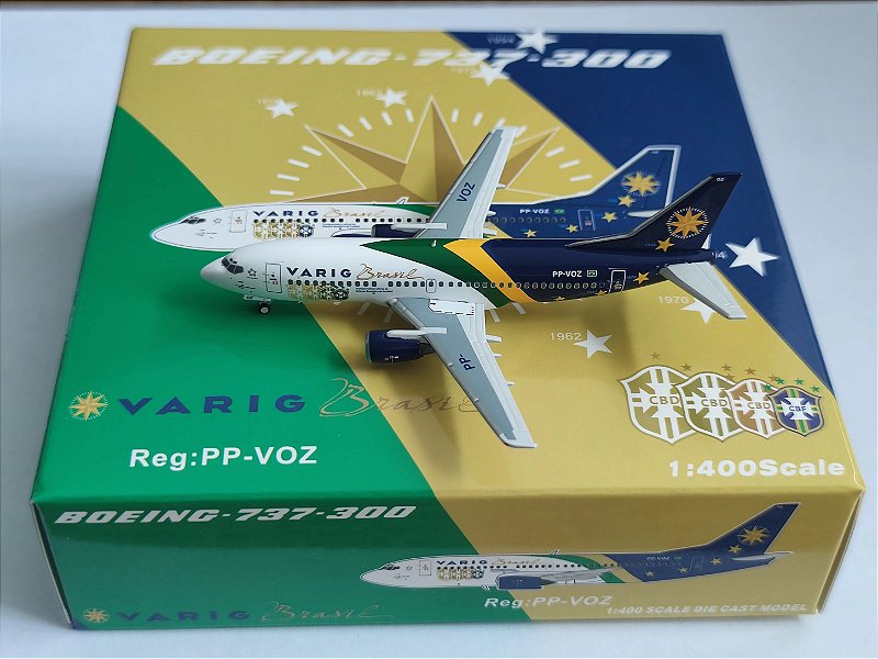 Panda Models 1:400 Varig Boeing 737-300 PP-VOZ Copa 1998 - Pedro