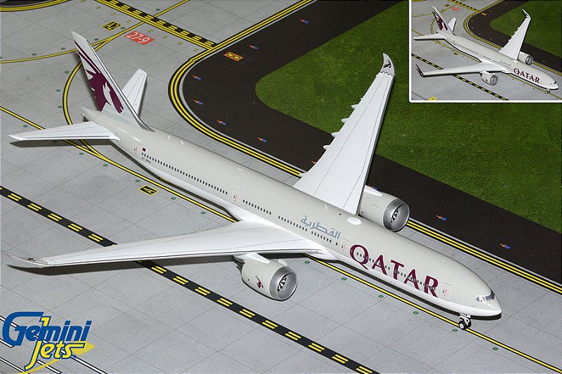 Gemini Jets 1:200 Qatar Airways Boeing 777-9X - Pedro Miniaturas
